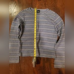 Vtg gap long sleeve girls striped shirt XXL